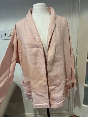 Blush Pink Lightweight Open Blazer